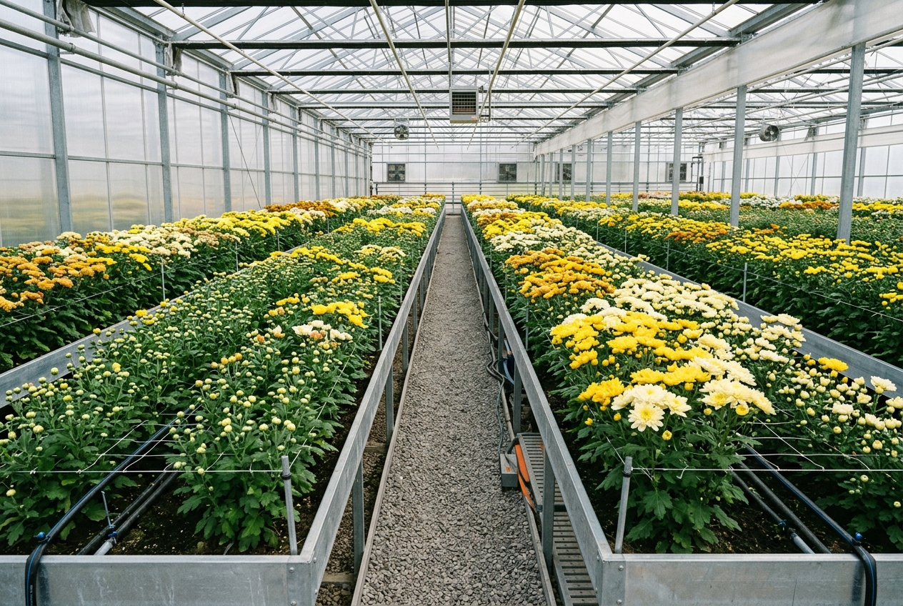 AK Flora Crop Observation under Polyhouse